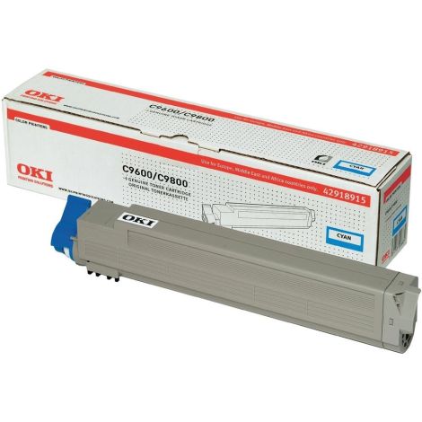 Toner OKI 42918915 (C9600, C9650, C9750, C9800, C9850), azuriu (cyan), original