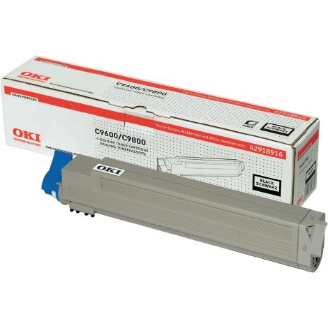 Toner OKI 42918916 (C9600, C9650, C9750, C9800, C9850), negru (black), original