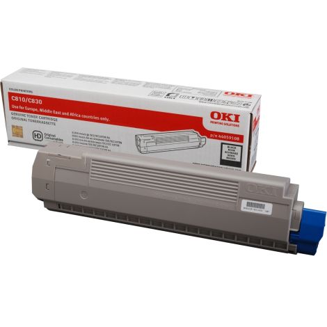 Toner OKI 44059108 (C810, C830), negru (black), original