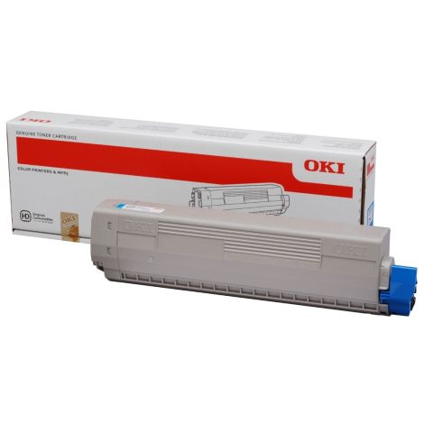 Toner OKI 44844507 (C831, C841), azuriu (cyan), original