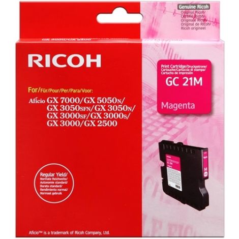 Cartuş Ricoh GC21M, 405534, purpuriu (magenta), original