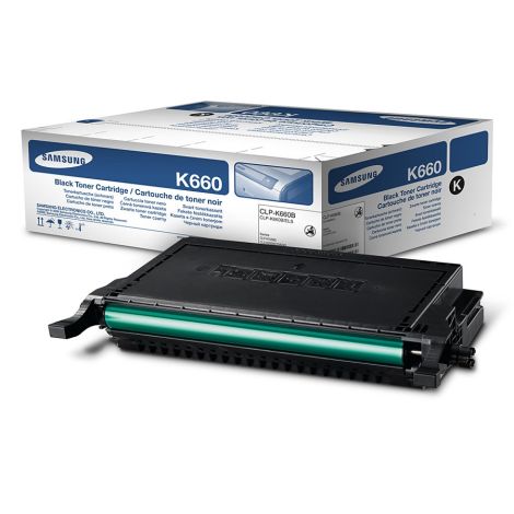 Toner Samsung CLP-K660B, negru (black), original