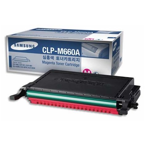 Toner Samsung CLP-M660A, purpuriu (magenta), original