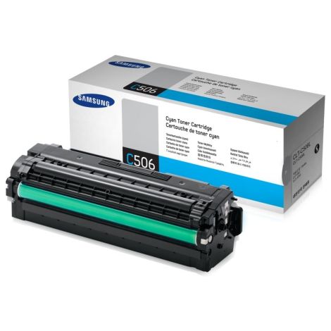 Toner Samsung CLT-C506L, azuriu (cyan), original