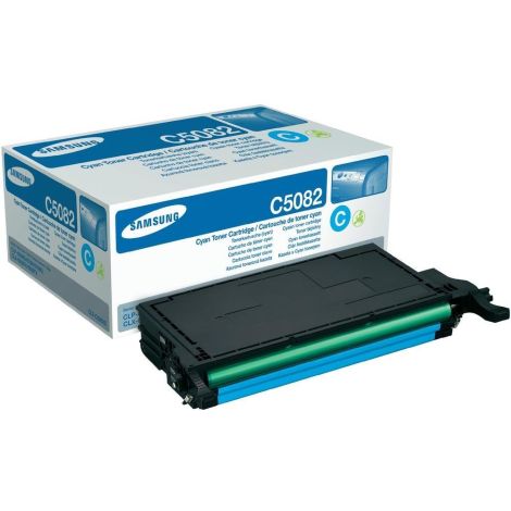 Toner Samsung CLT-C5082L, azuriu (cyan), original