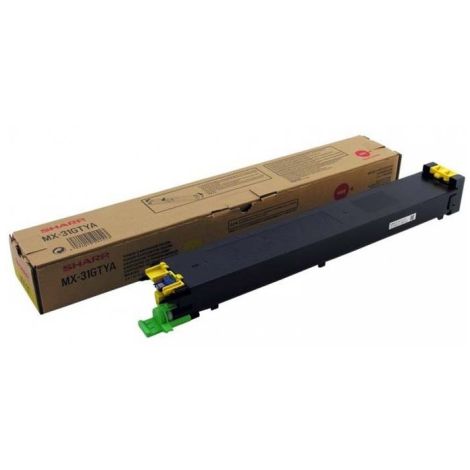 Toner Sharp MX-31GTYA, galben (yellow), original