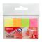 {Semne de carte autoadezive Office Products 20x50mm neon 4x50 coli}